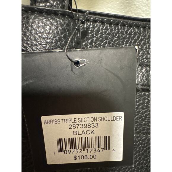 Nanette Lepore Arriss Triple Section Shoulder Bag Black - Picture 7 of 13